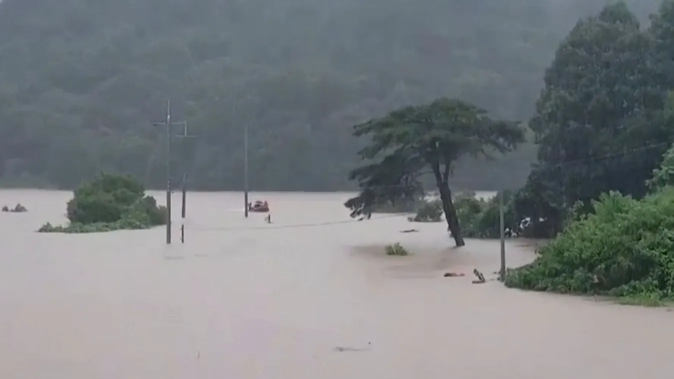 Árvizek pusztítanak Dél-Koreában és az Egyesült Államokban