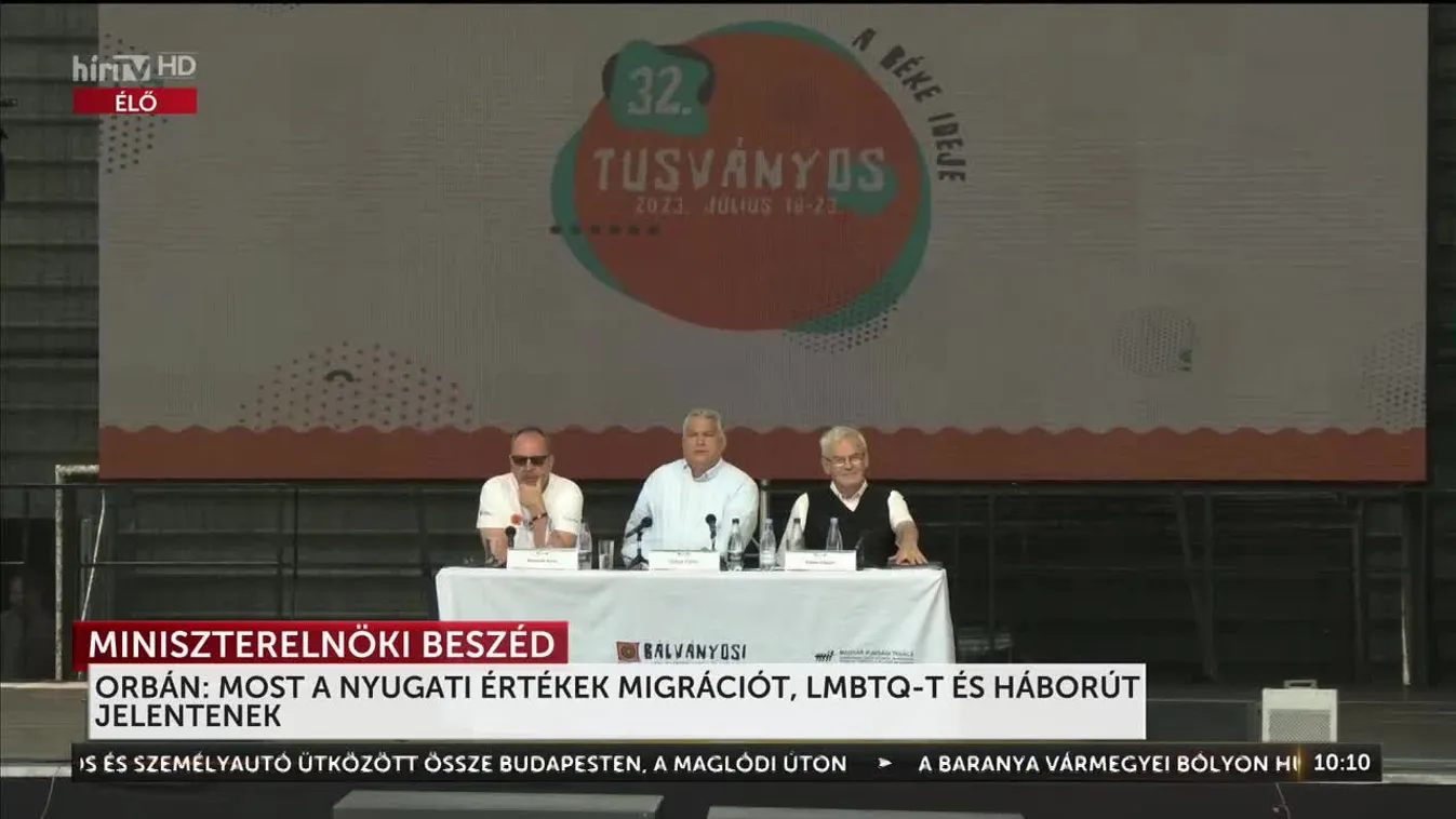 Tusványos 2023 - Orbán Viktor beszéde