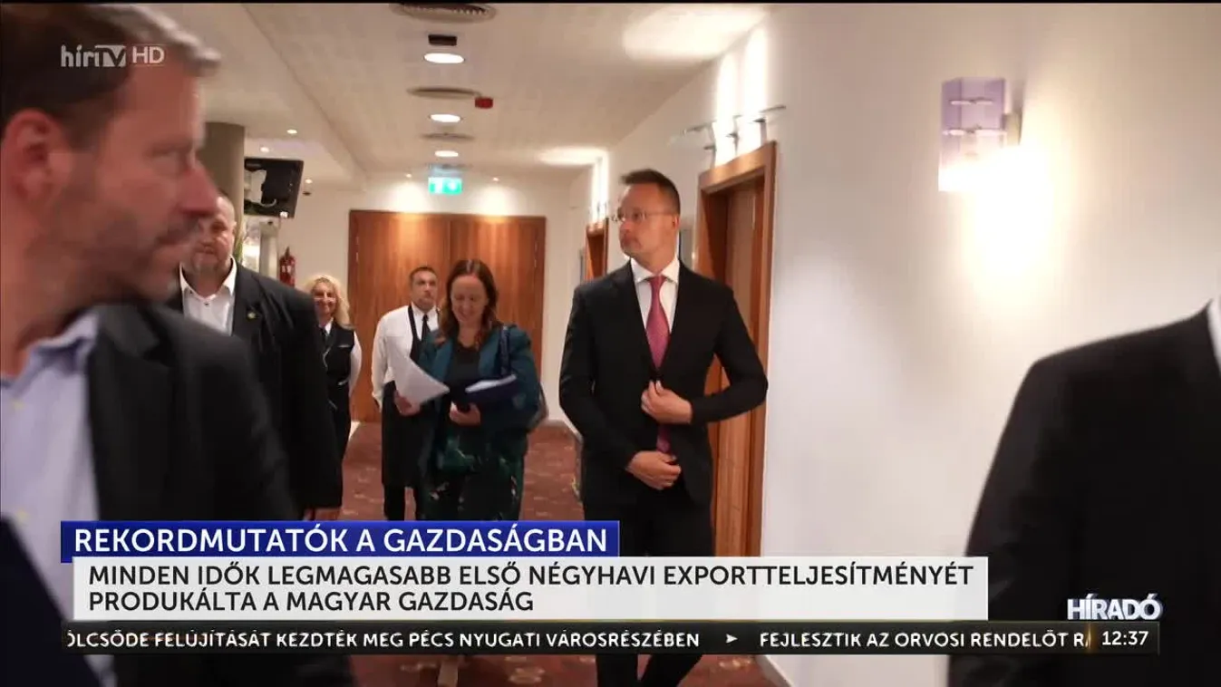 Minden idők legmagasabb első négyhavi exportteljesítményét produkálta a magyar gazdaság