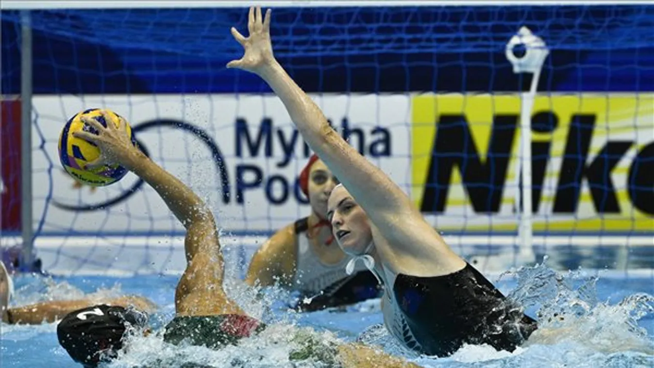 Az új-zélandiak elleni győzelemmel csoportelső a magyar női vízilabda-válogatott