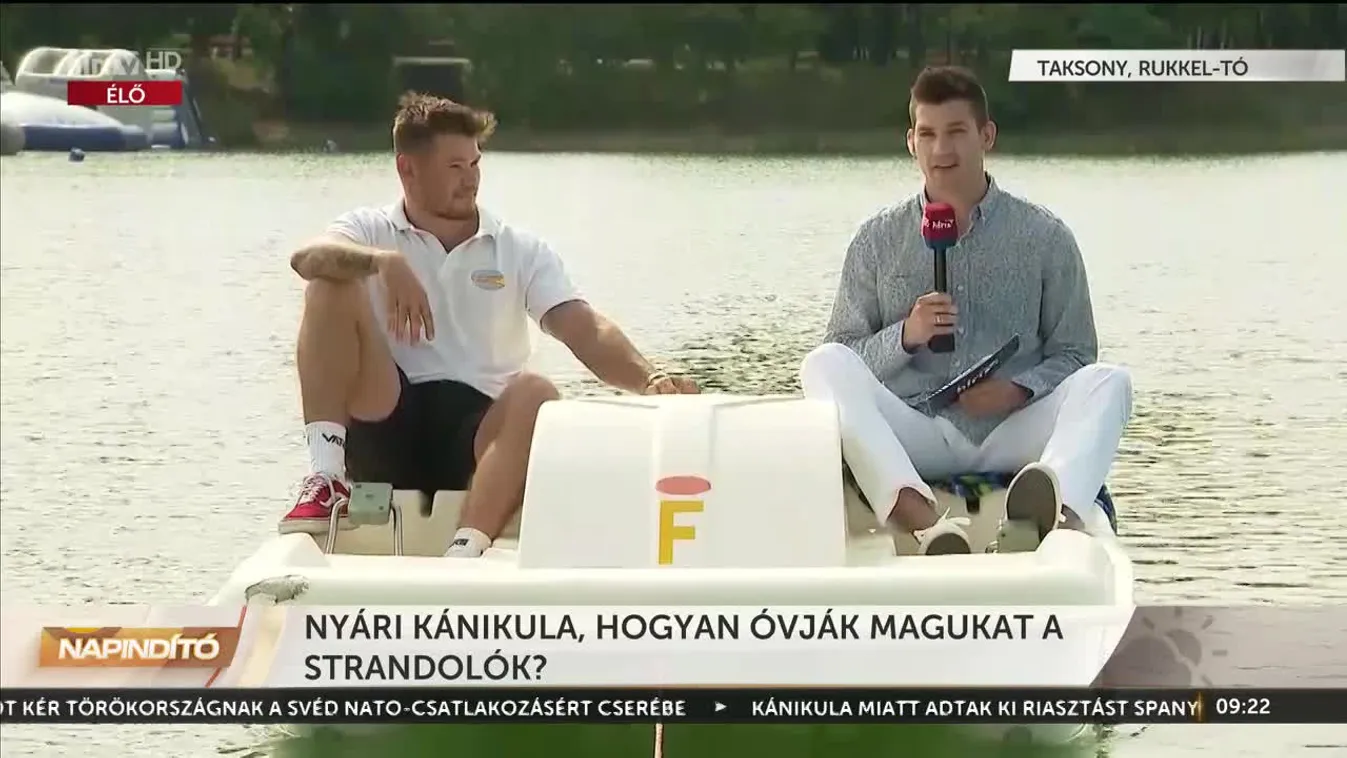 Napindító - Hogyan óvják magukat a strandolók a kánikulában? (2023-07-11)