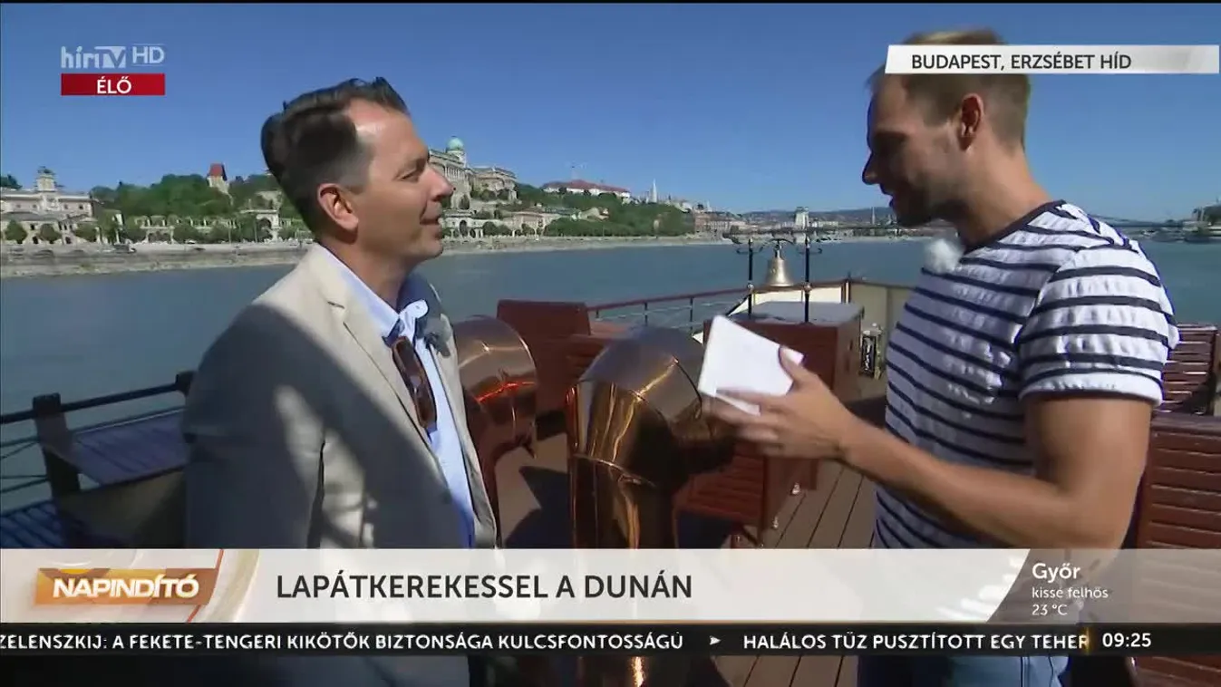 Napindító - Lapátkerekessel a Dunán (2023-07-27)