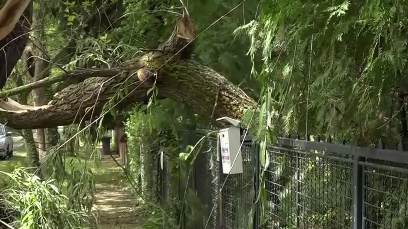 Az ország több településén károkat okozott a vihar