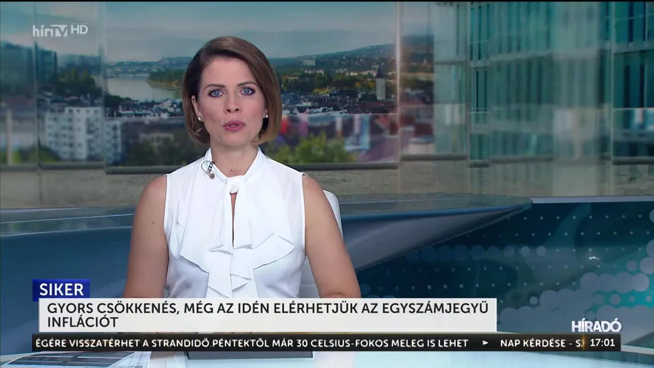 Gyors csökkenés, még az idén elérhetjük az egyszámjegyű inflációt