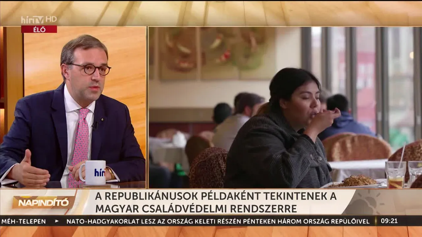 Napindító - A republikánusok példaként tekintenek a magyar családvédelmi rendszerre (2023-07-13)