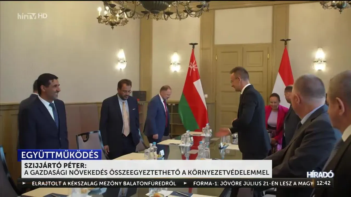 Szijjártó Péter: A gazdasági növekedés összeegyeztethető a környezetvédelemmel