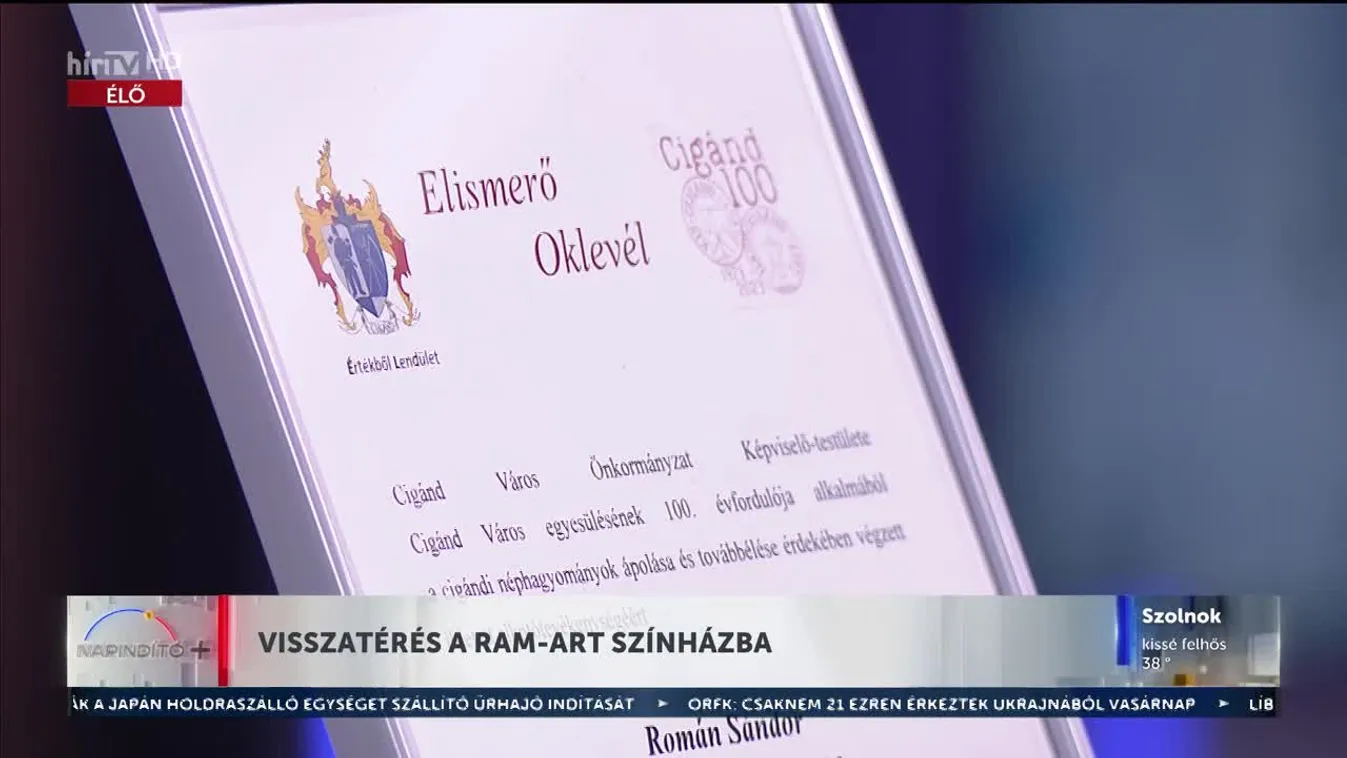 Napindító – Visszatérés a RaM-ArT Színházba (2023-08-28)