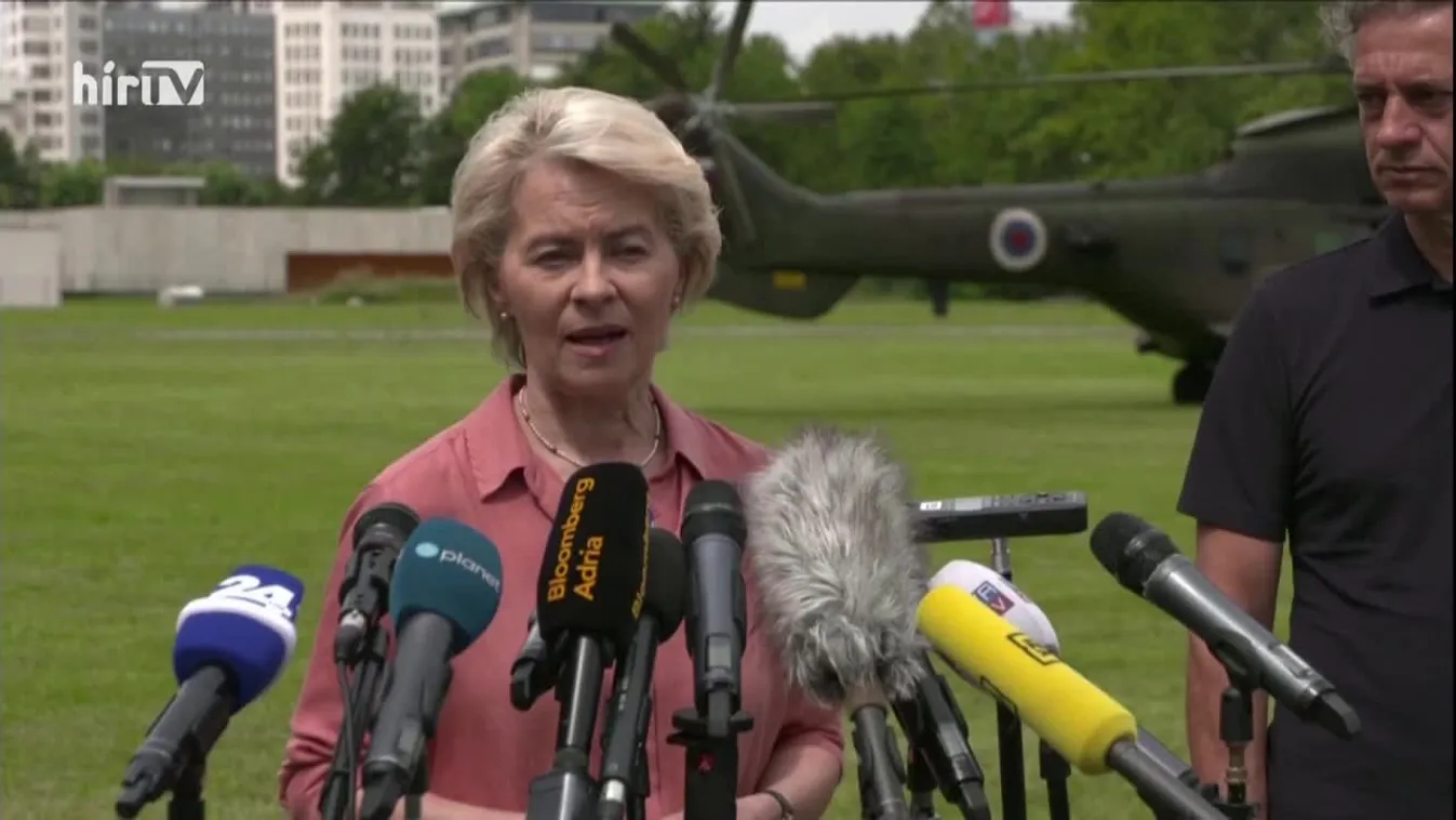 Az árvíz károsultjaihoz látogatott Ursula von der Leyen Szlovéniában