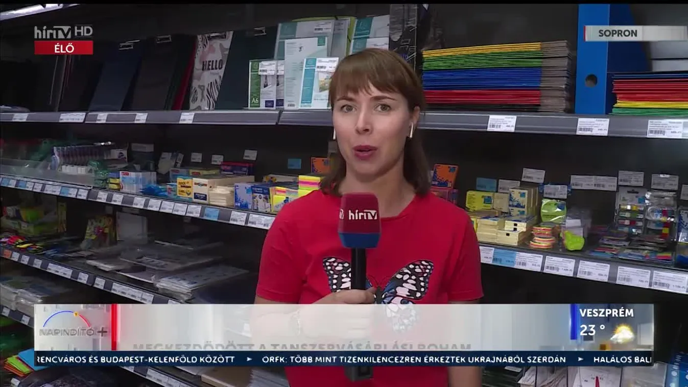 Napindító – Megkezdődött a tanszervásárlási roham (2023-08-31)