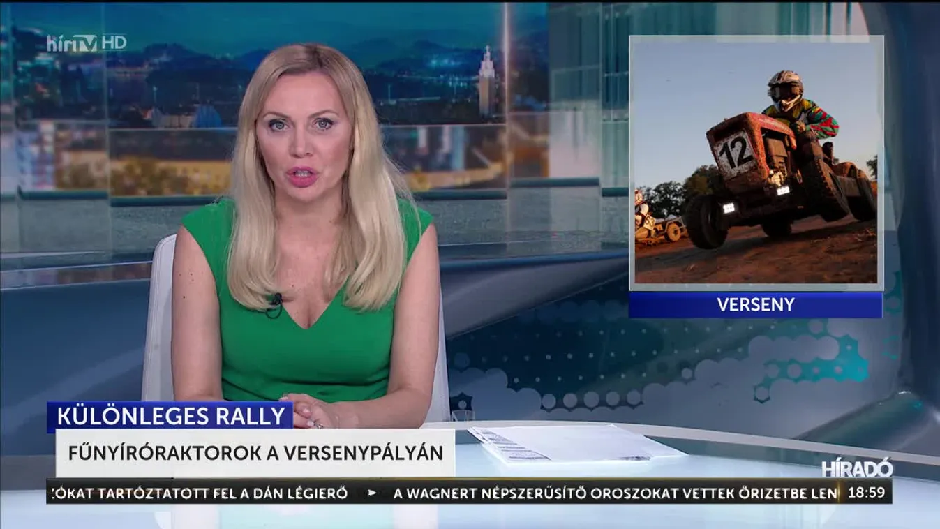 Fűnyíróraktorok a versenypályán