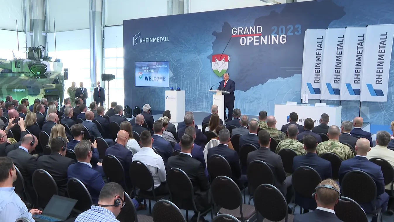 Rheinmetall Gyárátadó Ünnepség - Orbán Viktor beszéde