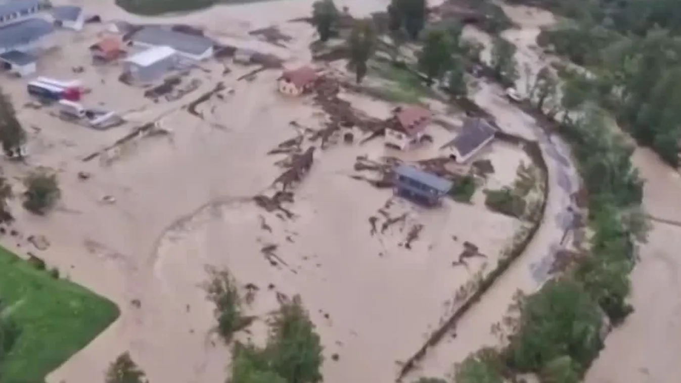 Történelme legsúlyosabb természeti katasztrófája sújtja Szlovéniát