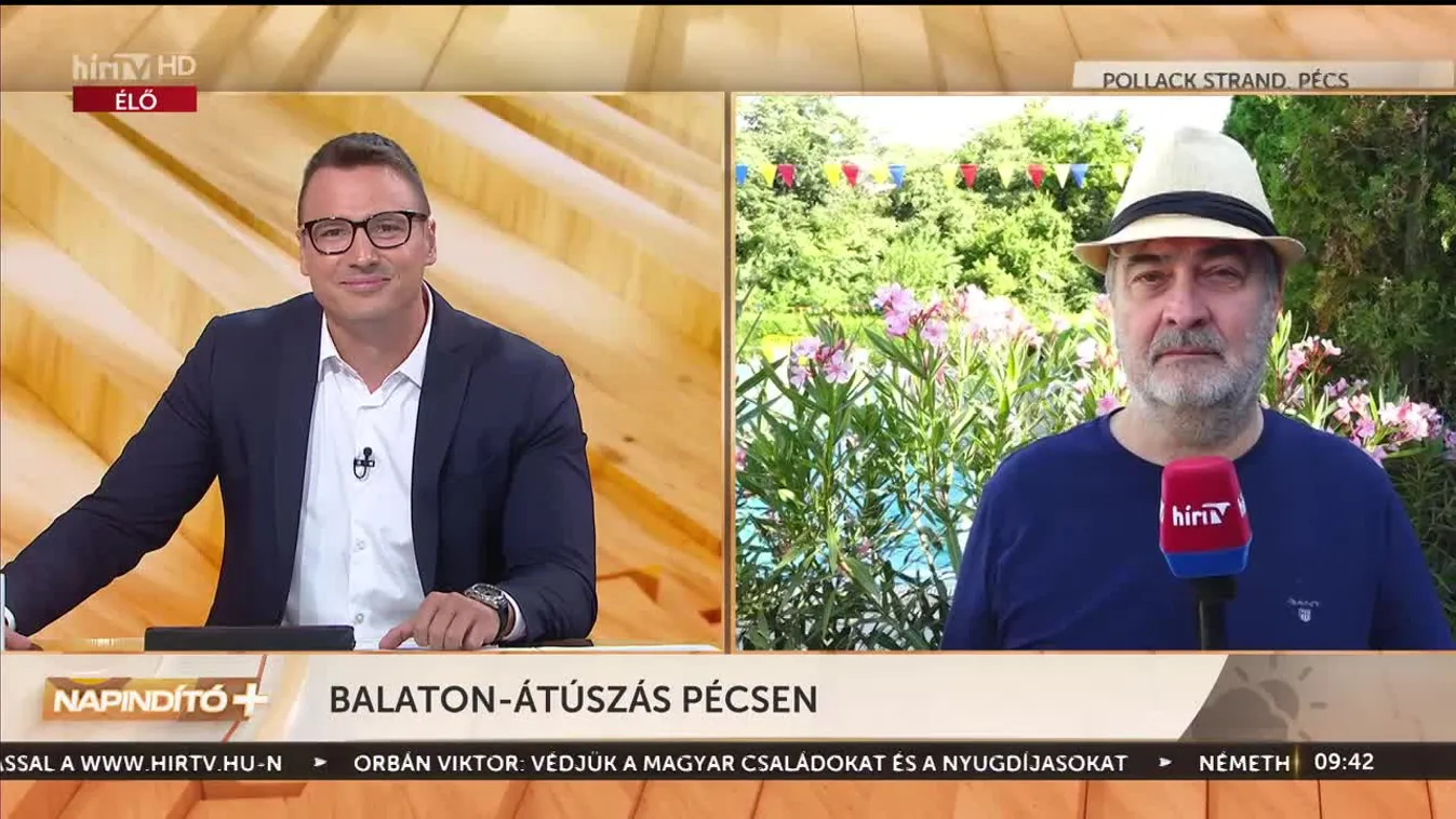 Napindító – Medencében teljesíthető a Balaton-átúszás távja Pécsett (2023-08-02)
