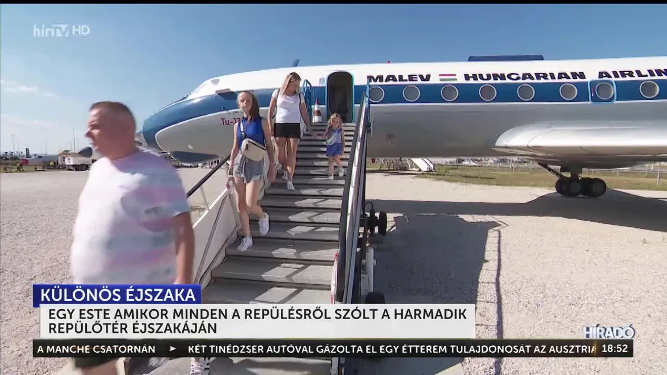 Egy este, amikor minden a repülésről szólt a harmadik Repülőtér éjszakáján