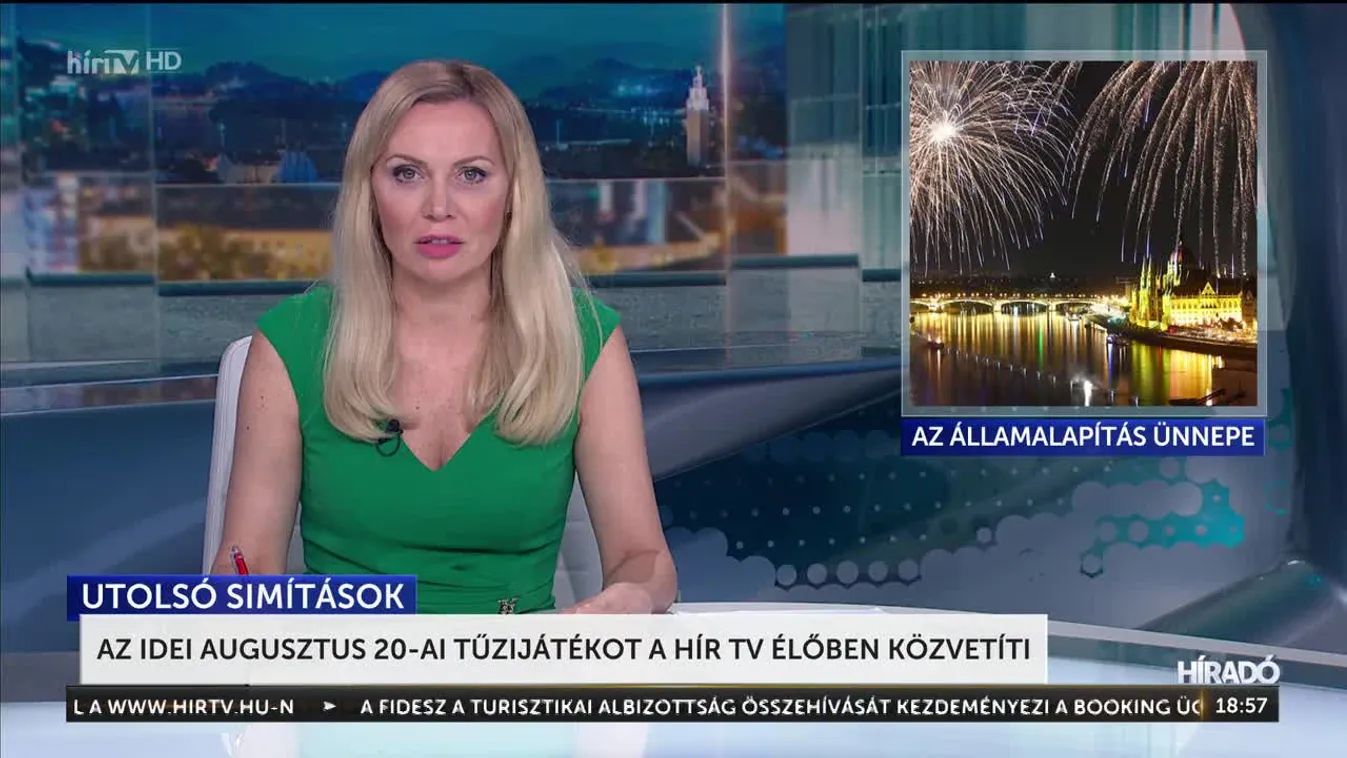 Az idei augusztus 20-ai tűzijátékot a HírTV élőben közvetíti