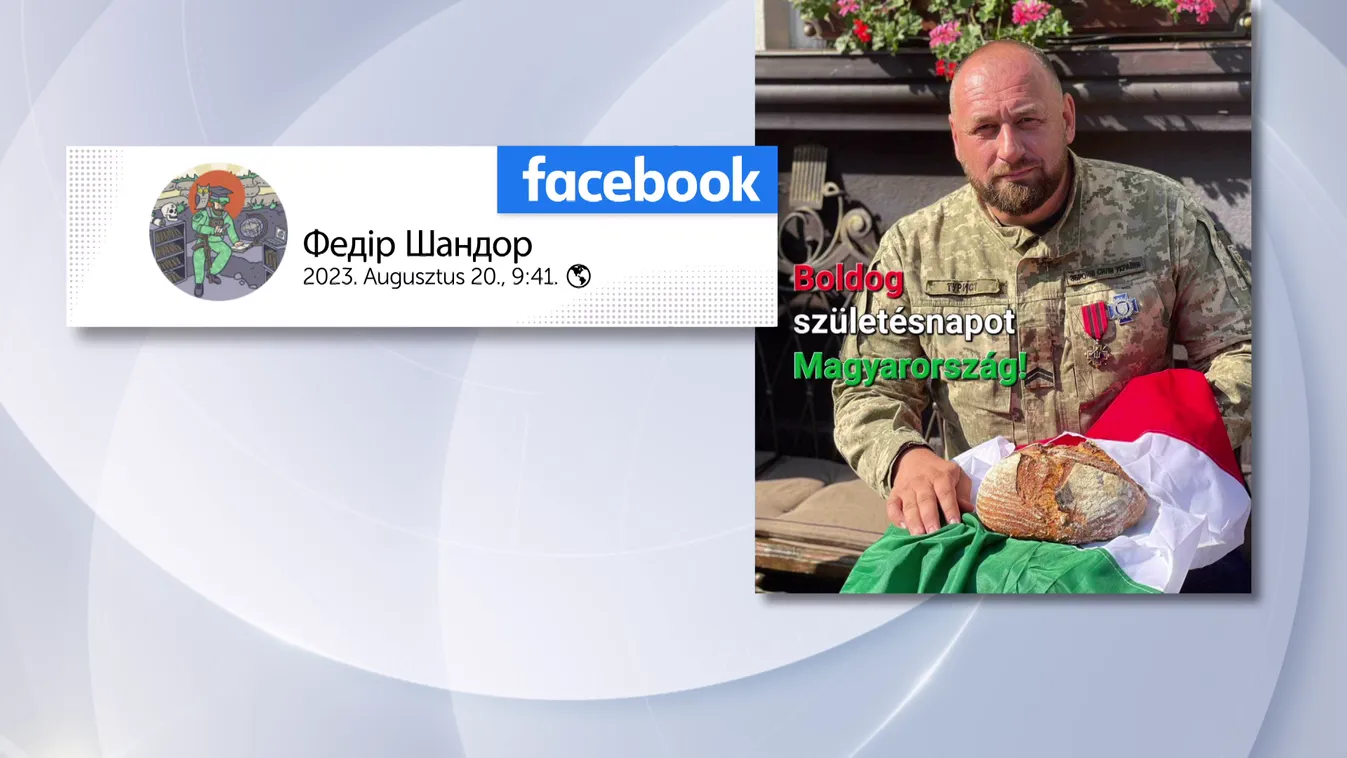 Kenyérrel és magyar zászlóval ünnepelte a magyar államalapítás ünnepét Fegyir Sándor