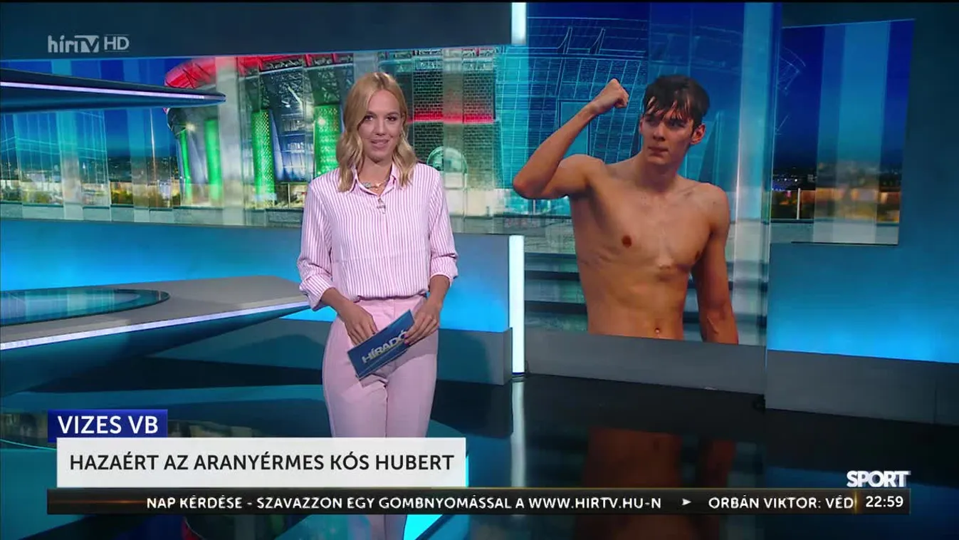 Hazatért az aranyérmes Kós Hubert