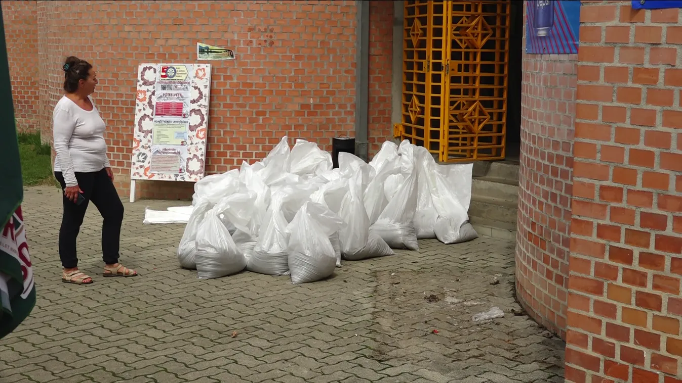 Radar – Homokzsákokkal erősítették meg az árvízveszélyes területeket