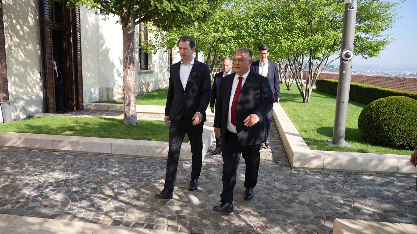 Orbán Viktor a korábbi osztrák kancellárt fogadta