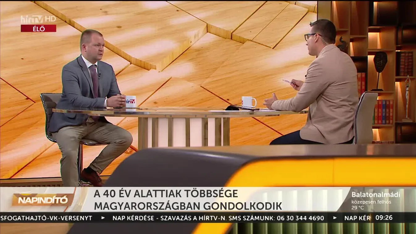 Napindító - A 40 év alattiak többsége Magyarországban gondolkodik (2023-08-01)
