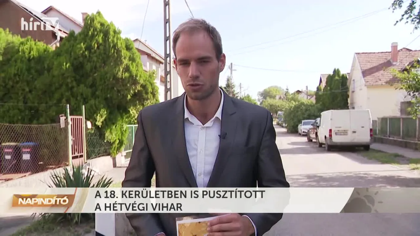 Napindító - A 18. kerületben is pusztított a hétvégi vihar