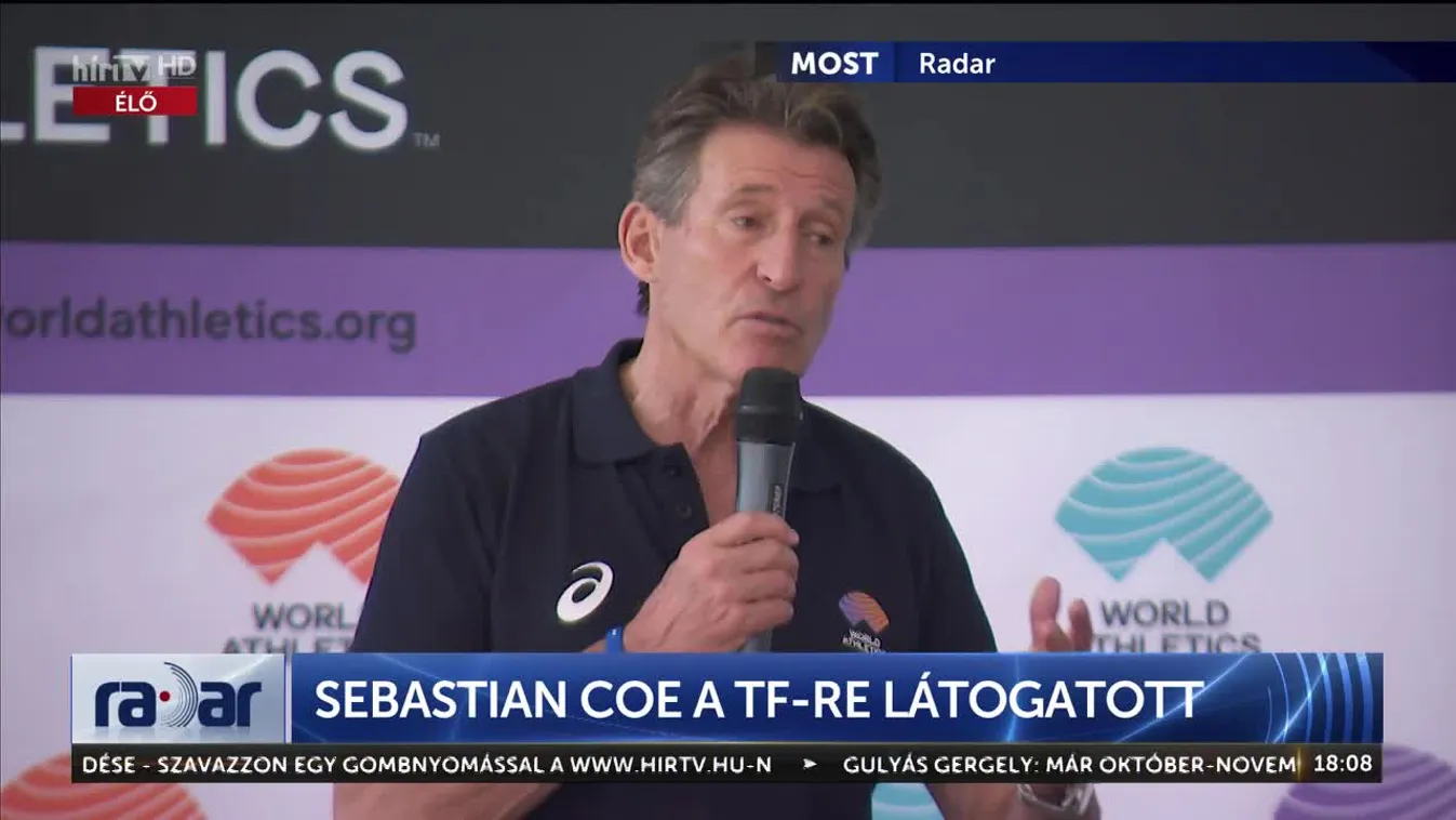 Radar - Sebastian Coe a TF-re látogatott (2023-08-24)