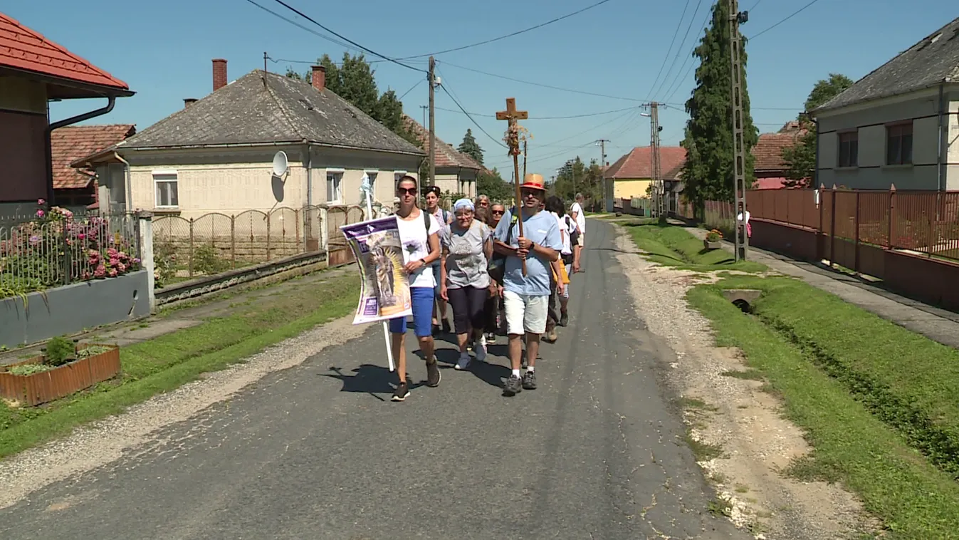 Halogyról és Hosszúperesztegről indultak útnak a gyalogos és kerékpáros zarándokok