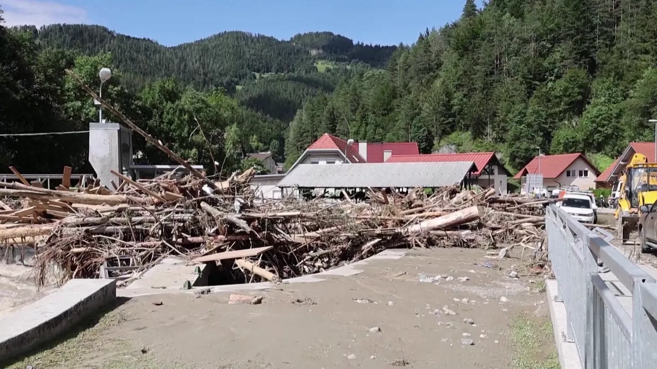 Áradások és erdőtüzek is pusztítanak Európában