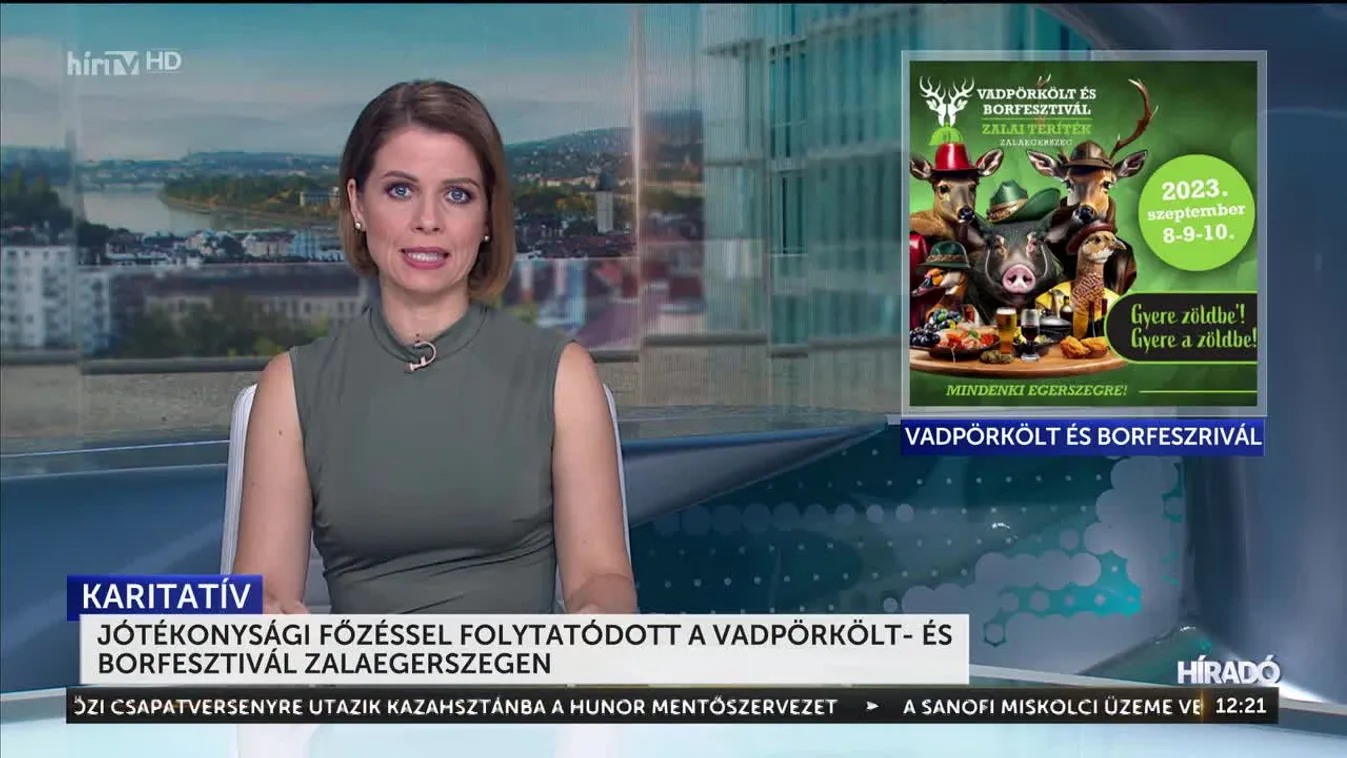 Jótékonysági főzéssel folytatódott a Vadpörkölt- és borfesztivál Zalaegerszegen