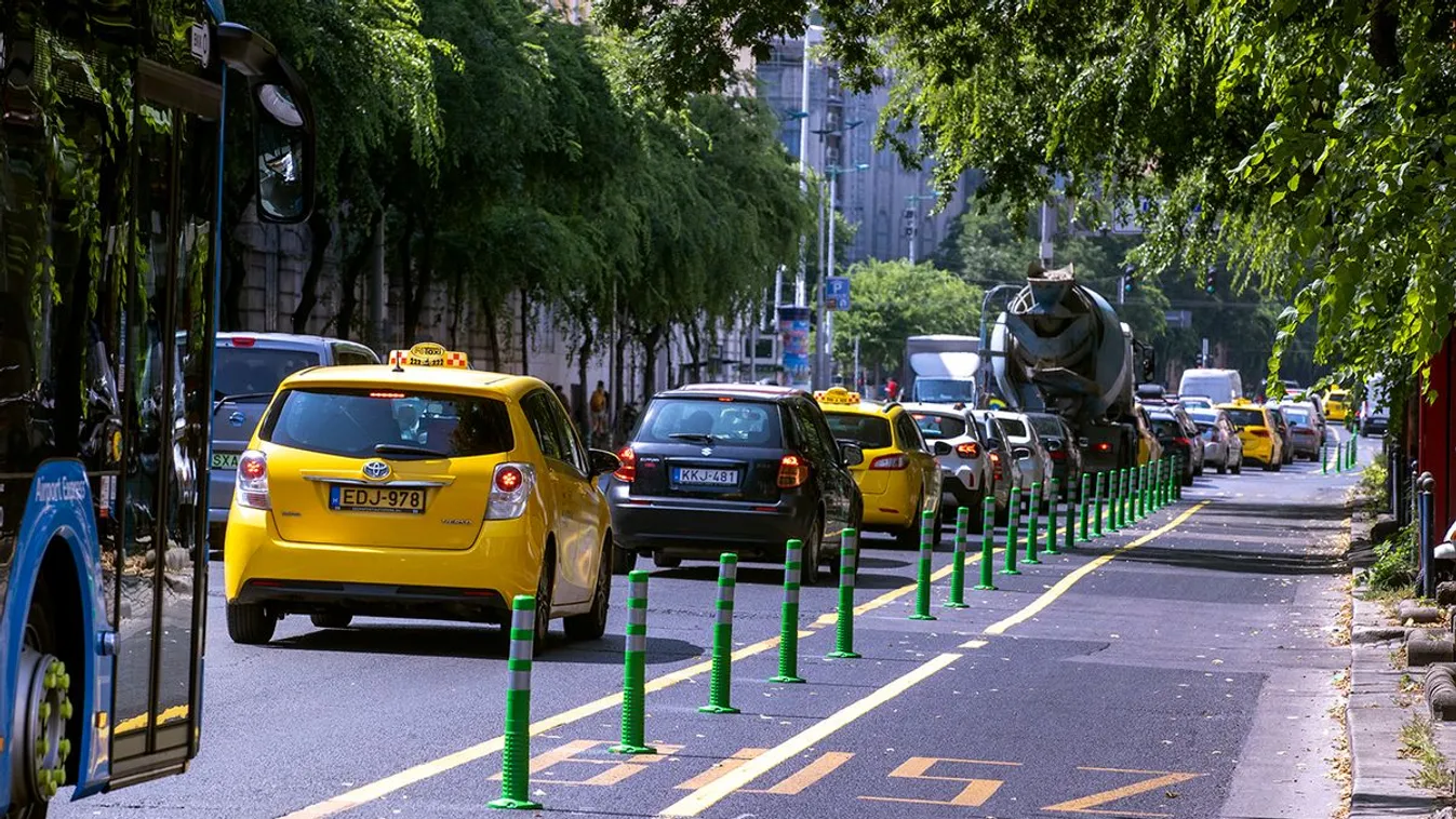 Retteghetnek a budapestiek: a Nagykörúton is jöhet a védett kerékpársáv