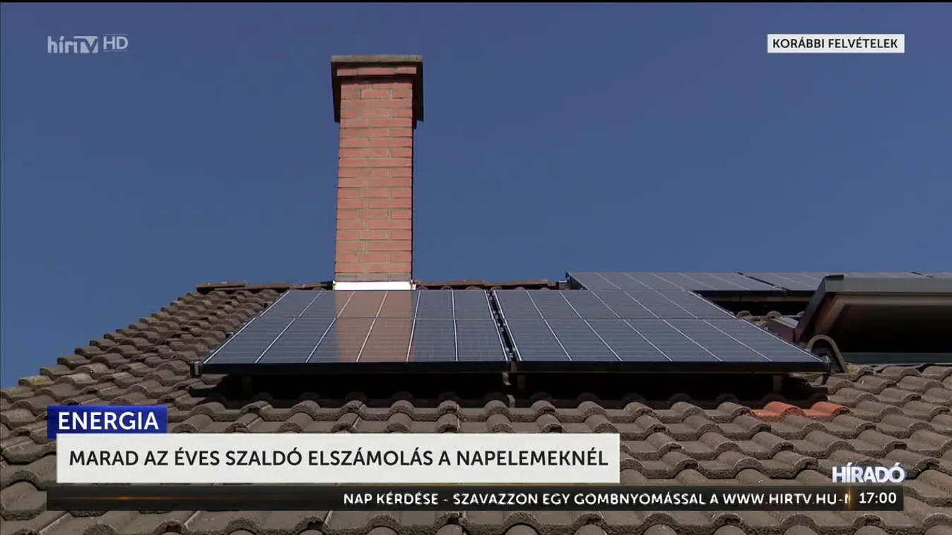 Marad az éves szaldó elszámolás a napelemeknél