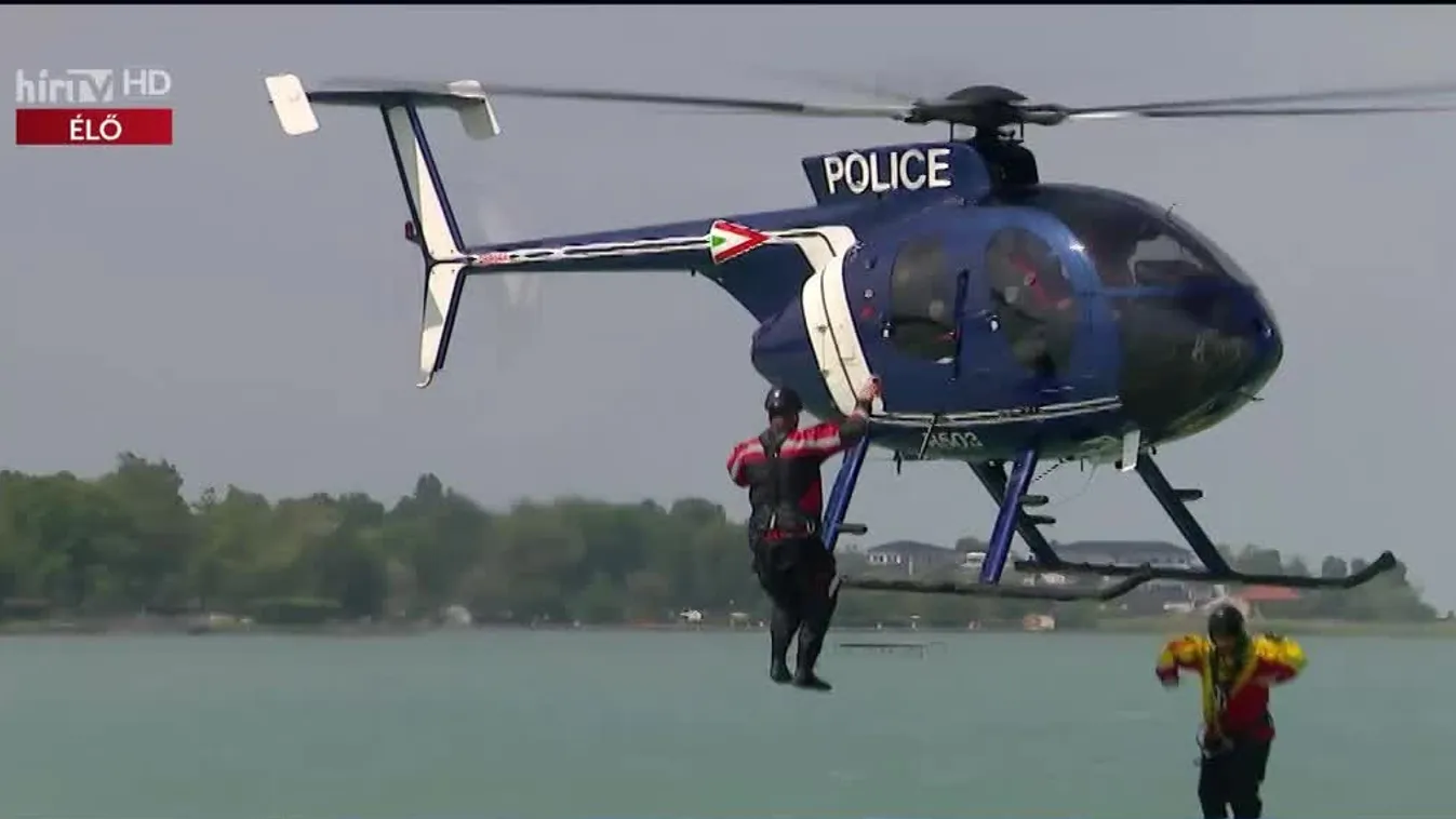 Radar – A Balatonba zuhant egy rendőrségi helikopter