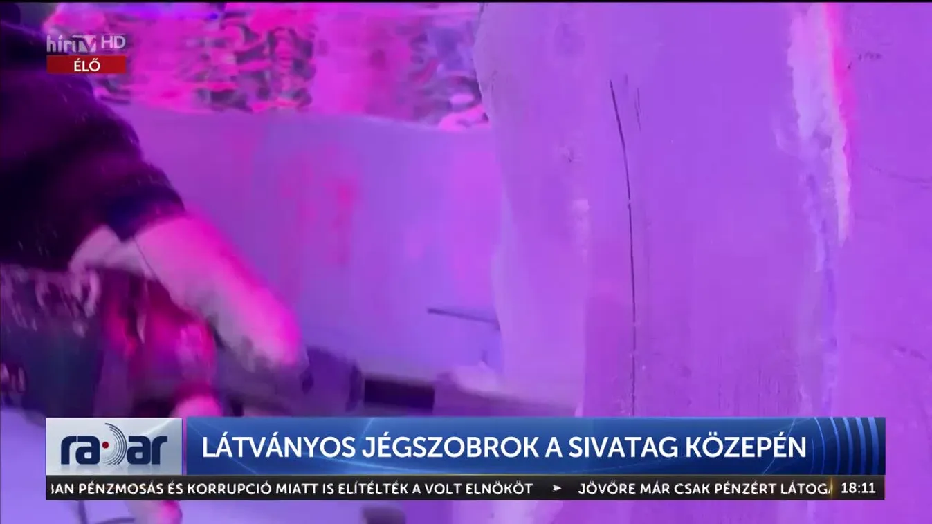 Radar - Látványos jégszobrok a sivatag közepén (2023-09-07)