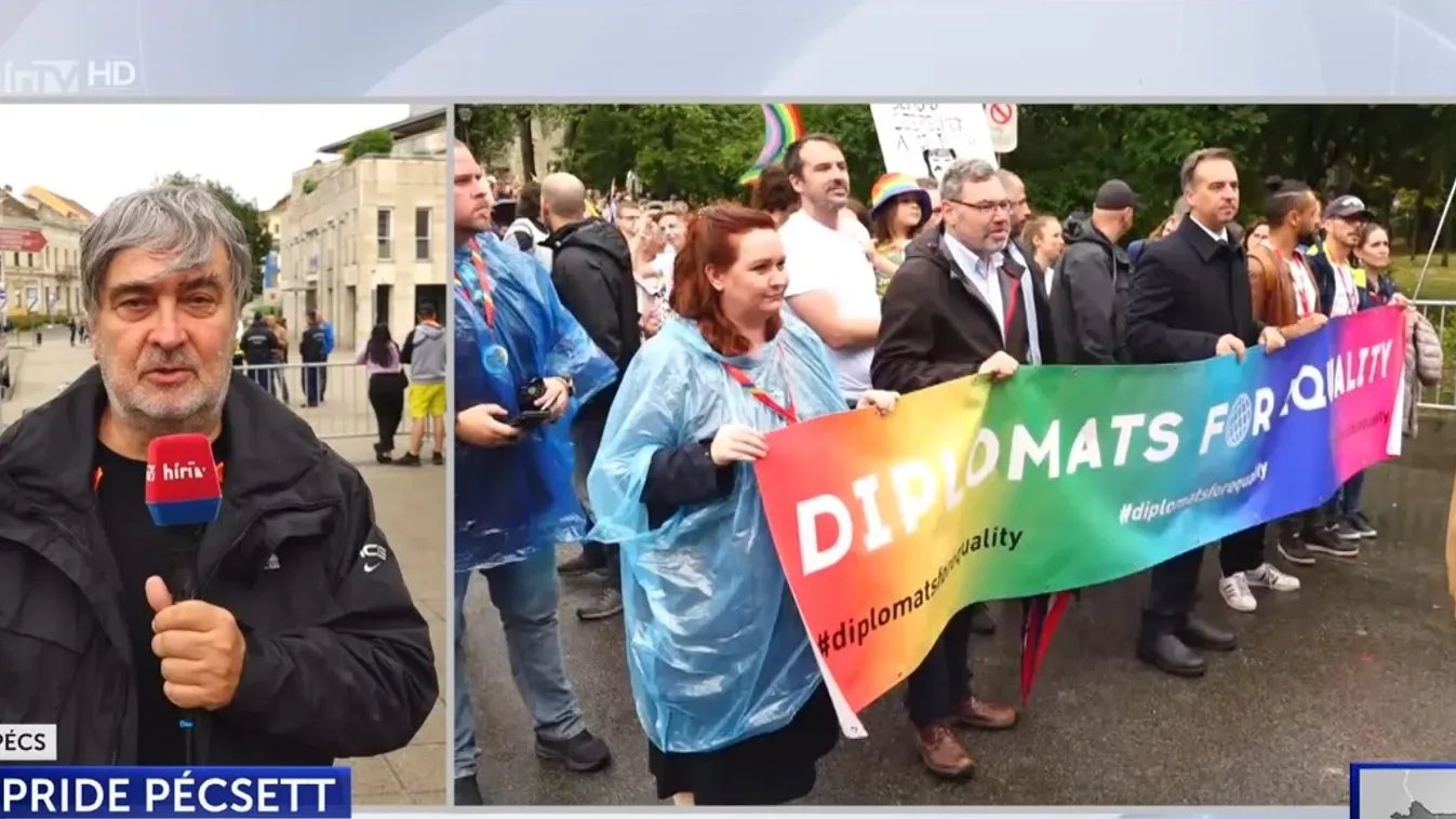 Sokkal több a rendőr mint a résztvevő a Pécsi Prideon