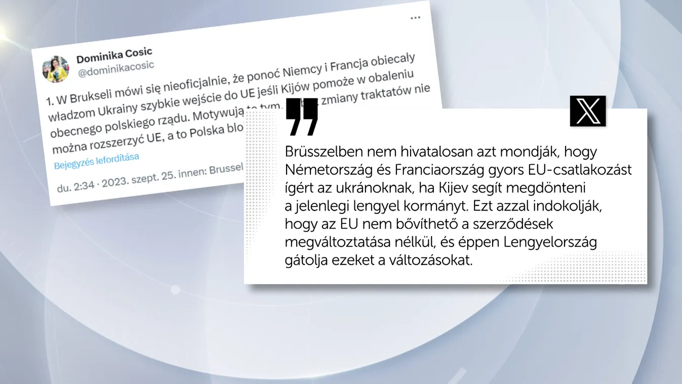 Németország és Franciaország a lengyel kormány megbuktatásához kérhette Kijev segítségét