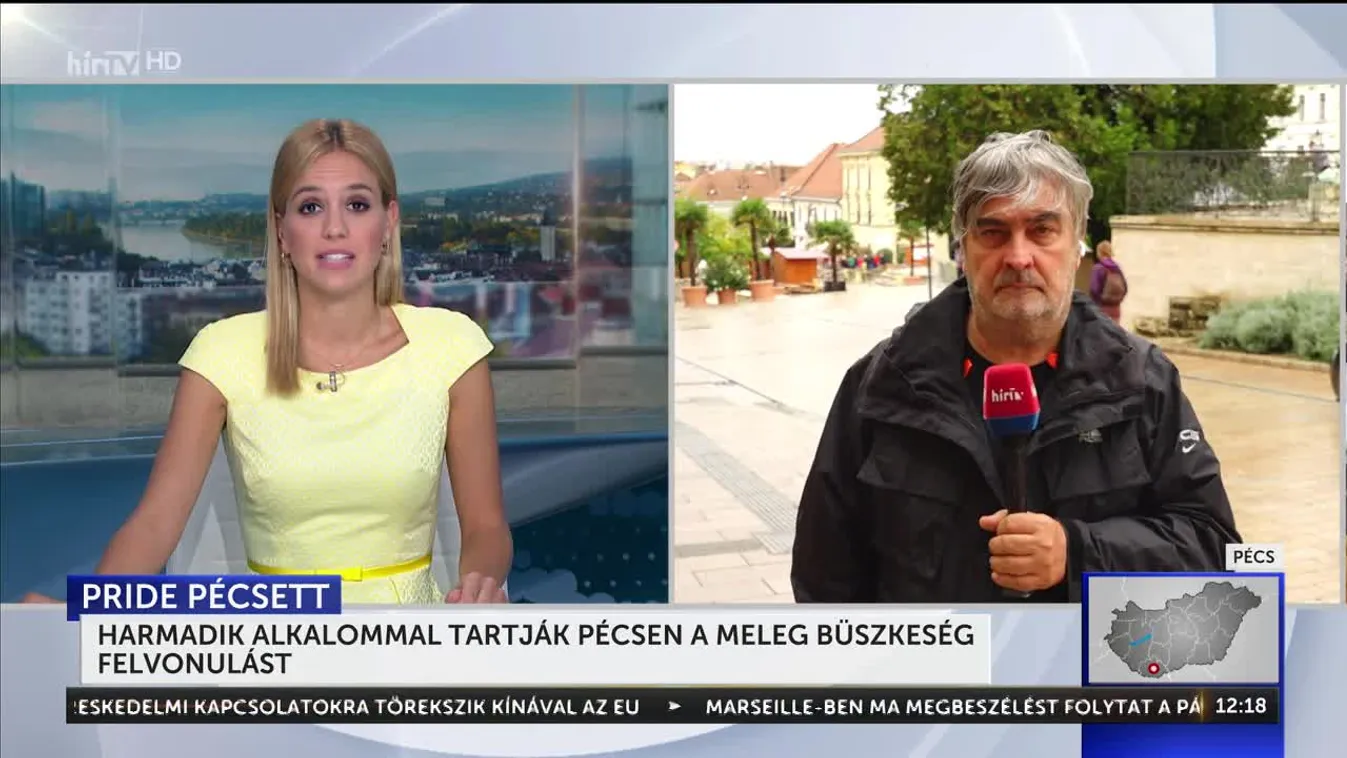Harmadik alkalommal tartják Pécsen a meleg büszkeség felvonulást