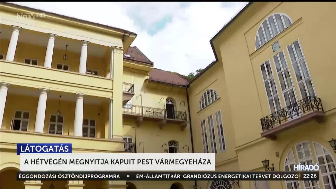 A hétvégén megnyitja kapuit Pest Vármegyeháza