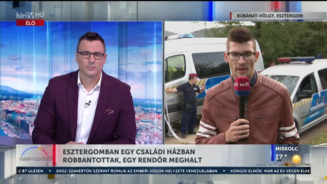 Napindító – Esztergomban egy családi házban robbantottak, egy rendőr meghalt (2023-09-21)