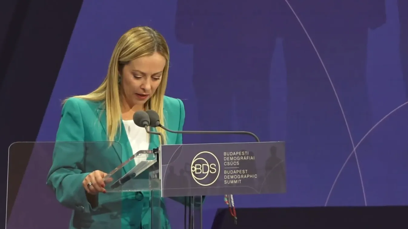 Kiemelt figyelem kísérte Giorgia Meloni magyarországi látogatását