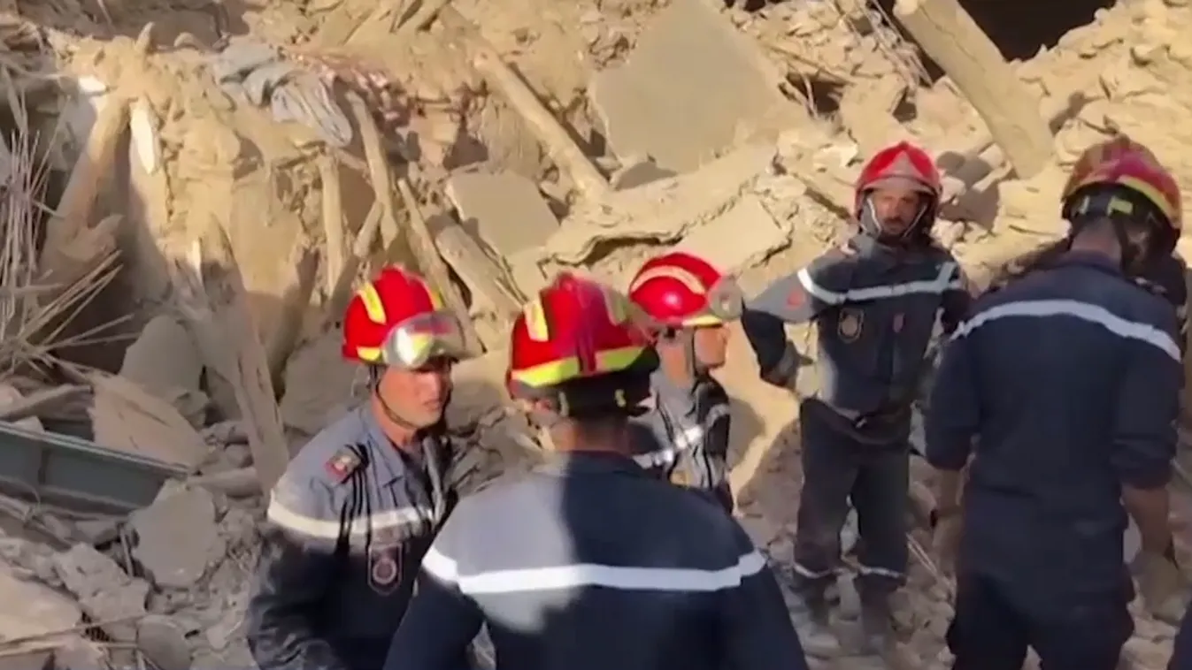 Túlélők után kutatnak Marokkóban - 2800 fölött az áldozatok száma