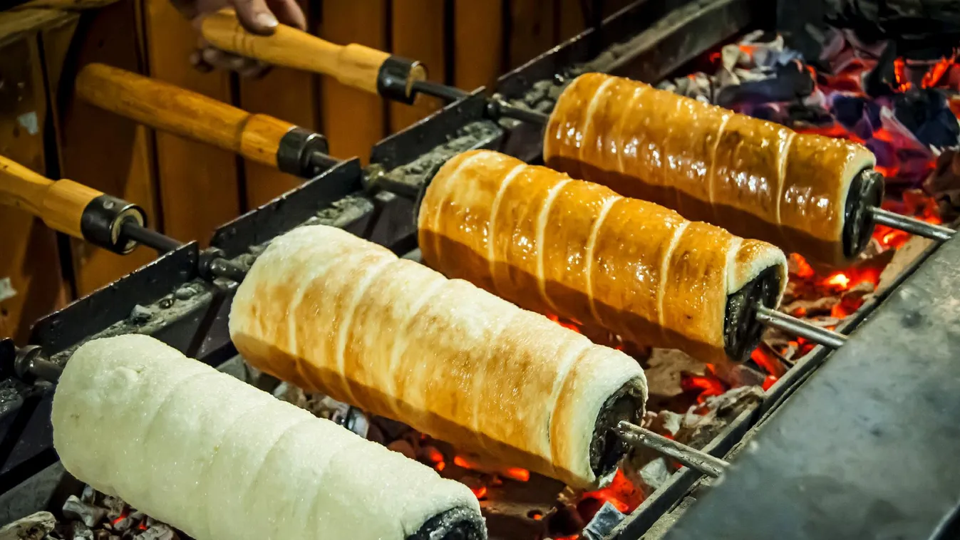 Harminc különböző ízű és formájú kürtőskalácsot lehet megkóstolni a fővárosi állatkertben