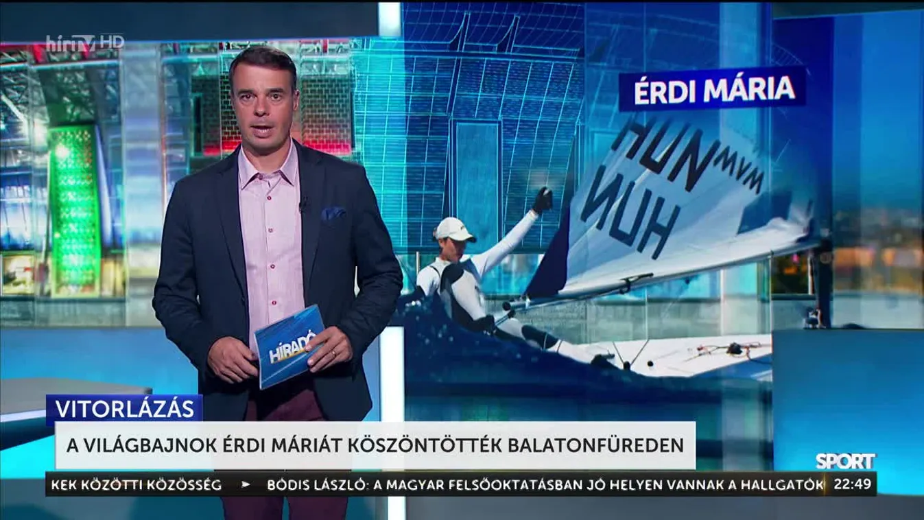 Magyarország első női vitorlázó világbajnokát ünnepelték Balatonfüreden
