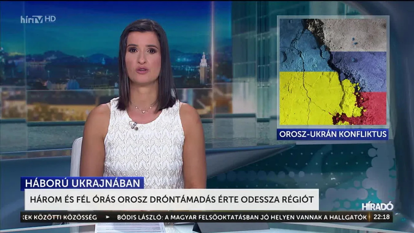 Három és fél órás orosz dróntámadás érte az odesszai régiót