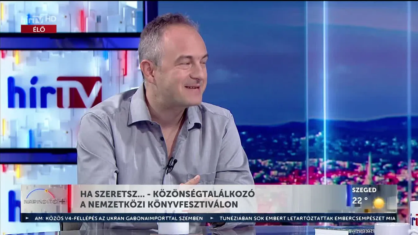 Napindító - Ha szeretsz... - Közönségtalálkozó a Nemzetközi Könyvfesztiválon (2023-09-27)