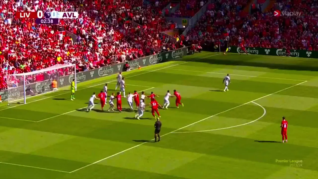 Szoboszlai Dominik első gólja a Liverpoolban