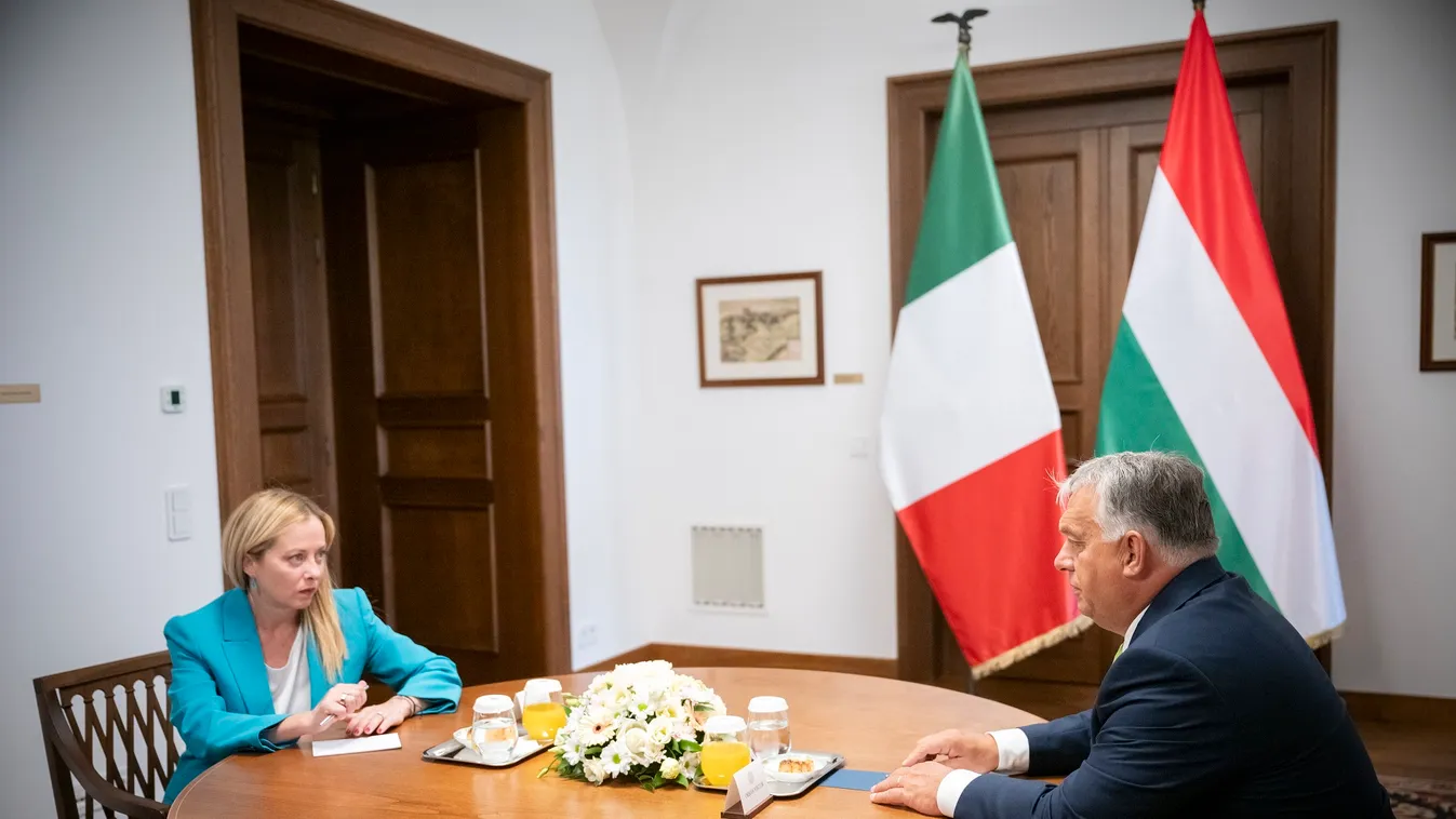 Orbán Viktor az olasz miniszterelnökkel tárgyalt