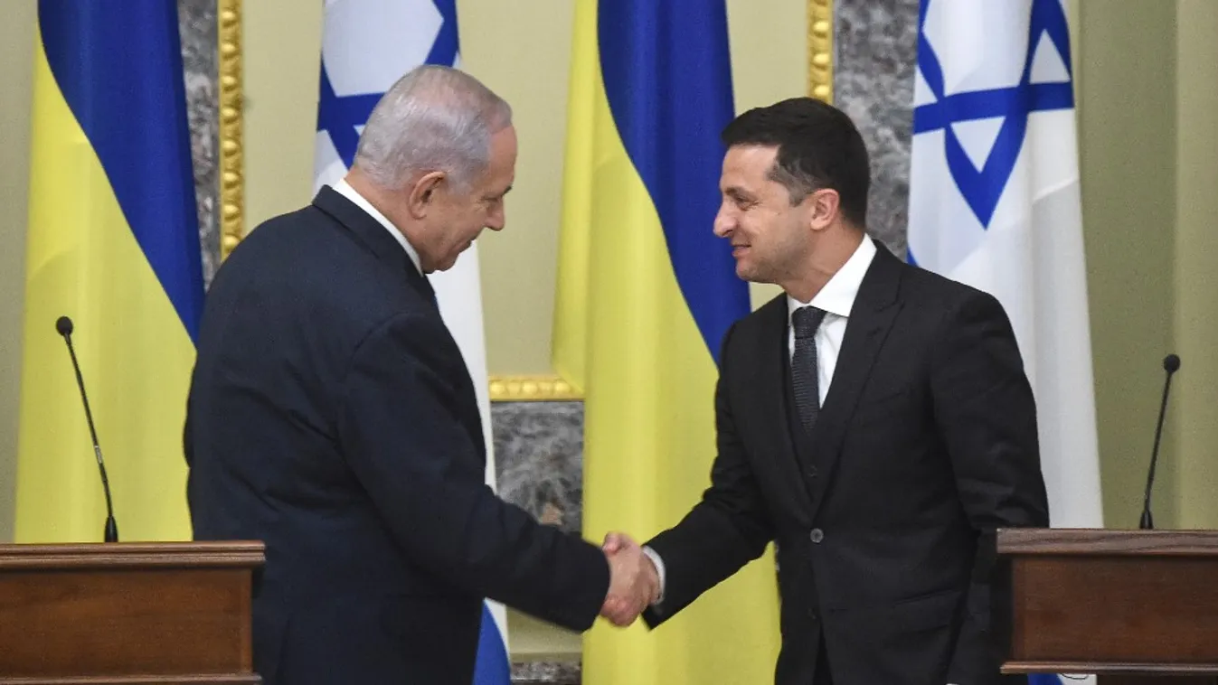 Ukrajnának nyújtandó támogatásról egyeztetett Volodimir Zelenszkij és Benjámin Netanjahu