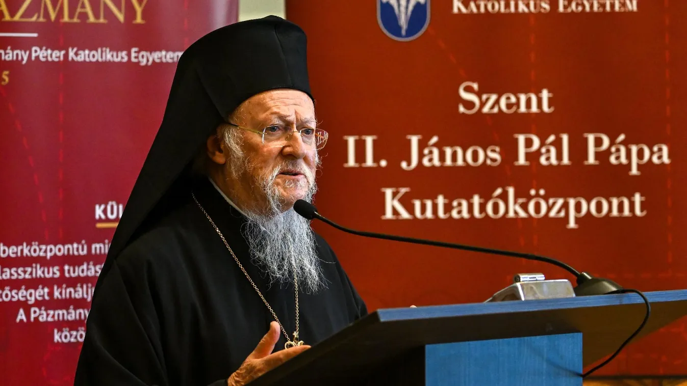 I. Bartholomaiosz: A világ egyensúlyát csak közös erővel lehet helyreállítani