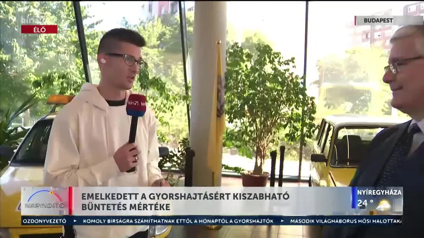 Napindító – Emelkedett a gyorshajtásért kiszabható büntetés mértéke (2023-09-04)