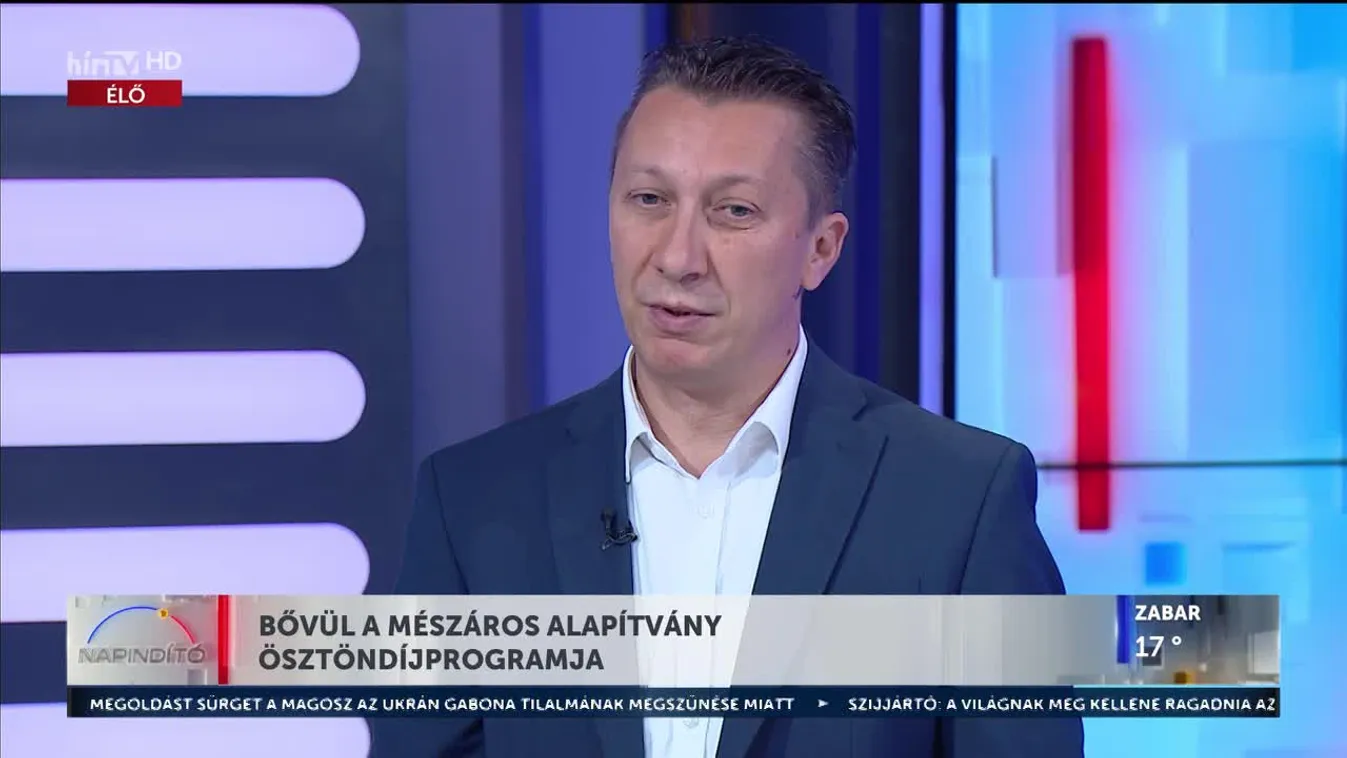 Napindító - Bővül a Mészáros Alapítvány ösztöndíjprogramja (2023-09-19)